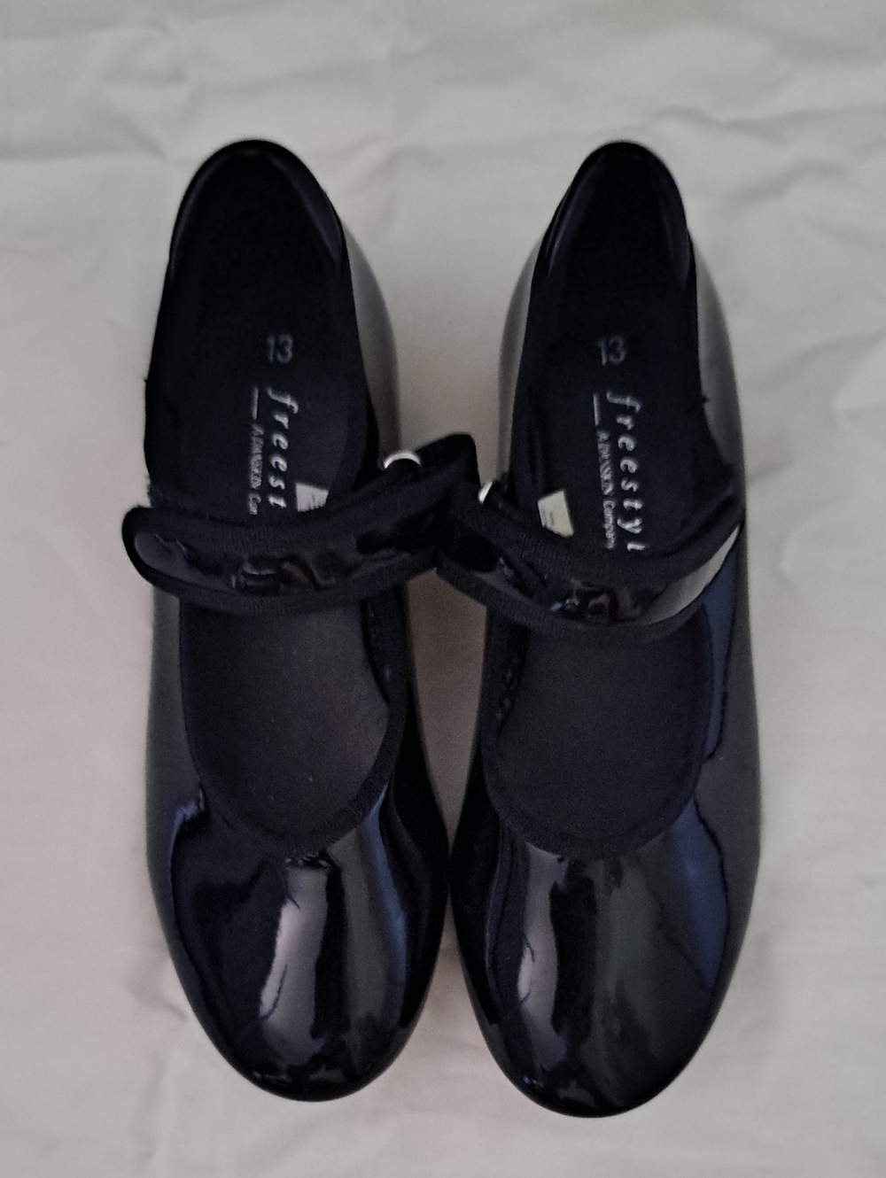 Freestyle Black A Danskin Girls Tap Dance with Adjustable Strap